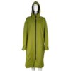 This surf changing robe features a military - green color. It is designed with a hood, a front zipper for easy wear, and multiple pockets. The design is both functional and stylish, perfect for surfers to change in and out of their wetsuits with ease.