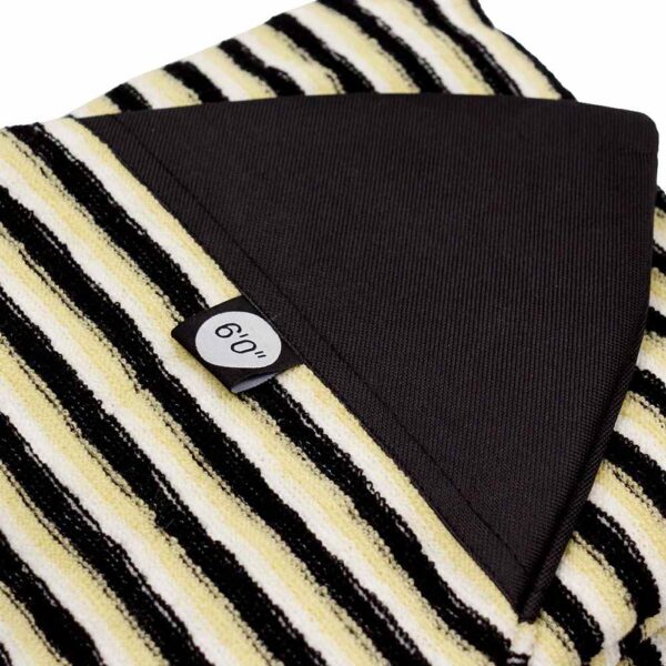 Size-Detailed Close-Up: Universal Fit Yellow Surfboard Sock