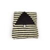 Vibrant Yellow Striped Surfboard Sock – Bold High-Vis Design for Easy Beach Spotting