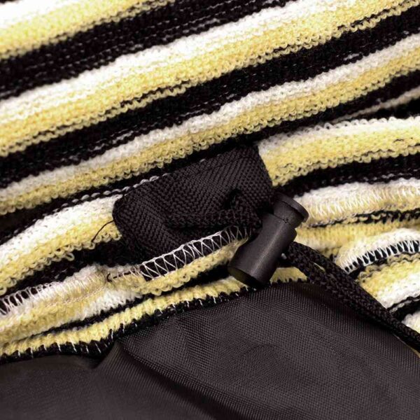 Reinforced Stitching & UV-Resistant Fabric – Micro-Zoom on Surfboard Sock's Durability