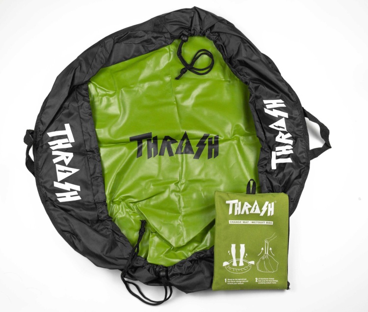 Waterproof surf changing mat and matching carry bag combo