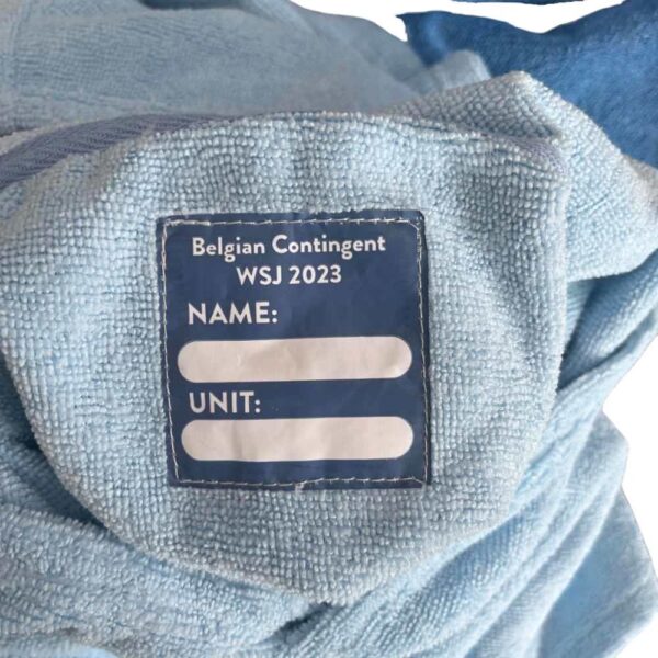 Custom name and unit patch for WSJ 2023 Belgian contingent