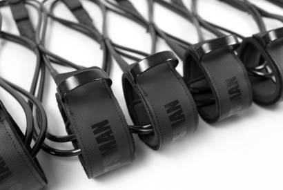 Premium surfboard leashes with custom branding by Shero Surf